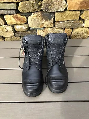 YDS Leather GORE-TEX  SafetySteel Toe Cap Boots Size UK 11 • £32