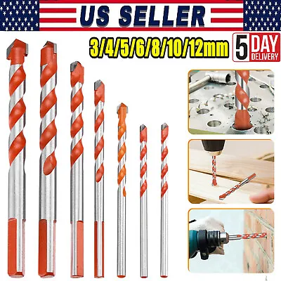 7PCS Professional Drill Bit Set For Concrete Drill Bit & Masonry Drill Bit Set • $6.99