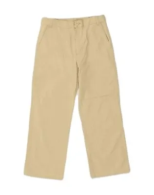 £13.49 • Buy BENETTON Boys Straight Chino Trousers 11-12 Years XL W28 L24 Beige Cotton VR02