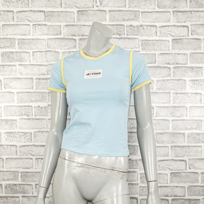 $49.99 • Buy New Balance X STAUD Women's Blue Graphic Tee Shirt In Size XS