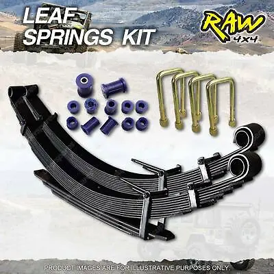 Raw 4x4 Rear 40mm Lift Medium Duty Leaf Springs Kit For Nissan Navara D40 • $665.83