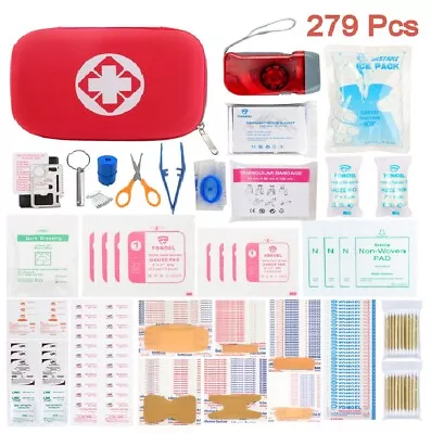 279Pc First Aid Kit For Trauma Tactical Survival Emergency Military Travel Multi • $13.28