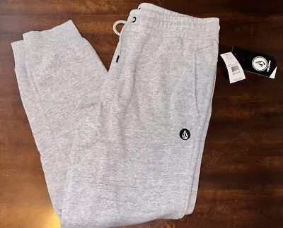 Volcom Men's Foreman Fleece Sweatpants Medium Grey • $29.99