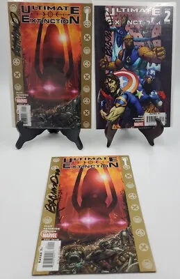 £17.78 • Buy Lot Ultimate Extinction #1 & #2 Signed By Brandon Peterson Marvel Comics Boarded