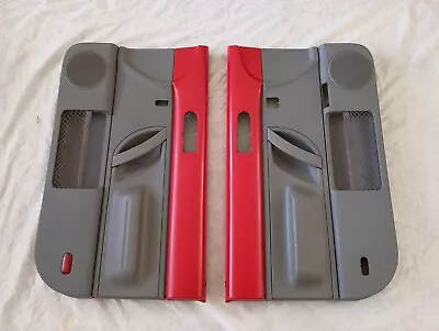 1998 - 2010 Vw Beetle Driver's Passengers Door Panels Red/gray Pair  • $749.95