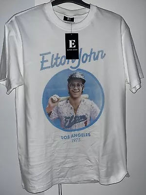 Elton John Los Angeles 1975 T-Shirt Tee New Retro Music Size (S) Small • $27.99