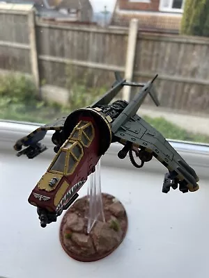 Detailed Resin Forge World Vulture Gunship Built Well Painted & Kr Foam Case Vgc • £149.99