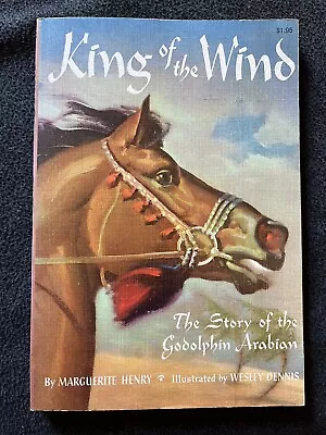 King Of The Wind By Marguerite Henry 1975 Softcover Horse Book • $6.99