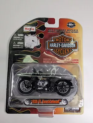 Maisto 1936 EL Knucklehead Harley-Davidson Motorcycle 1:24 Sealed • $14.99