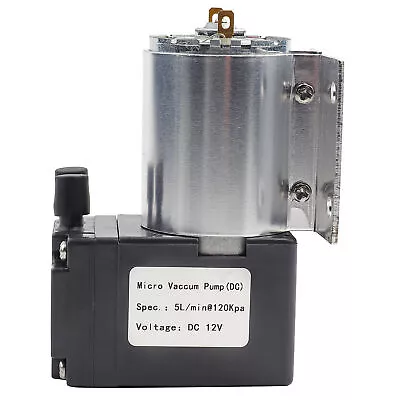 12V 5L/min 120kpa Micro Vacuum Pump Negative Pressure Suction Pumping W/ Hol CAD • $25.37