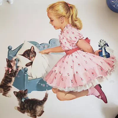 Vtg 1957 Chesapeake & Ohio RR Chessie Calendar Art Cat Kitten Children Lot Of 3 • $82.92