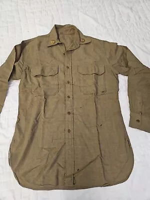 WW2 US Army Military USAAF Enlisted Wool Dress Uniform Shirt 151/2 X 34 • $50