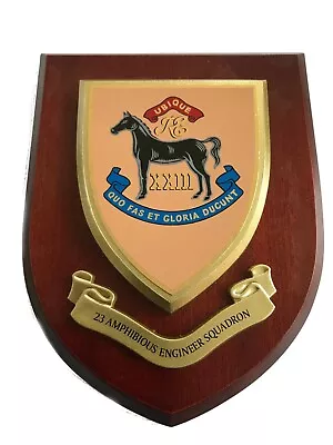 23rd Amphibious Engineers Squadron Regiment Military Wall Plaque UK Made For MOD • £21.99