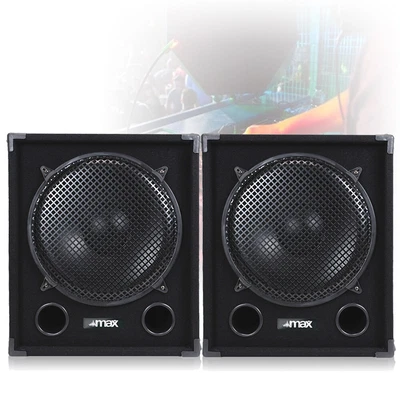 2400W MAX15SUB 15  Inch Subwoofer Sub Bass Speakers DJ Disco PA Karaoke Party • £269