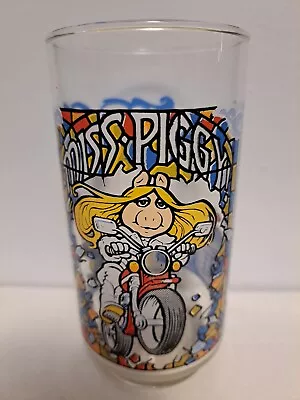 Vintage Miss Piggy The Great Muppet Caper McDonalds Collector's Glass 1981 • $5