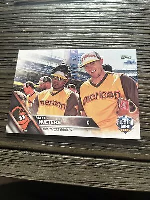 2016 Topps Update  Matt Wieters #US163 Baltimore Orioles Baseball • $1.50