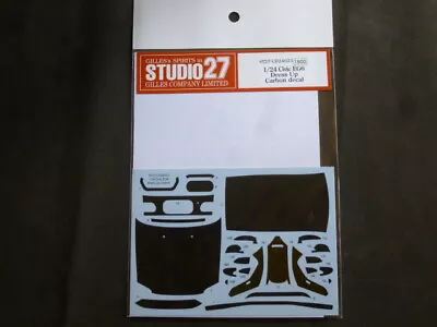 STUDIO 27 1/24 Honda CIVIC EG6 Carbon Decal For Tamiya • $62.50