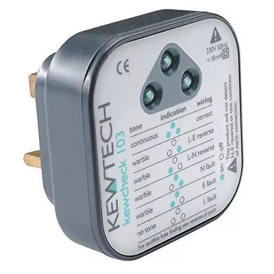 KEWCHECK103 Mains Wiring Socket Tester • £15.60