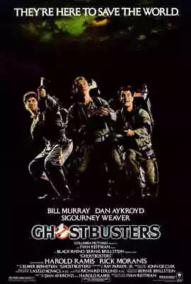 $39.95 • Buy Ghostbusters (1984) Bill Murray Dan Aykroyd Harold Ramis Movie Poster 27x40 NEW
