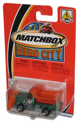 Matchbox Hero City Collection (2002) Green & Orange Highway Maintenance Truck #2 • $10.98