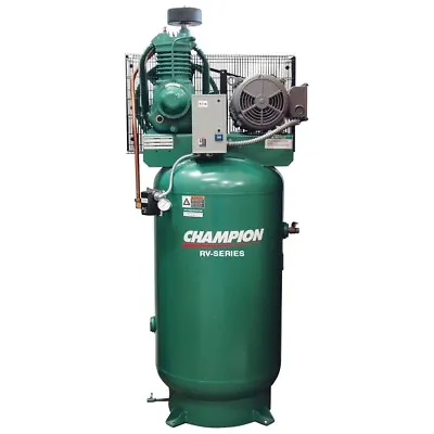 $3099 • Buy Champion® Heavy-Duty 7.5HP 2-Stage 80-Gallon Air Compressor, USA* #8550-70DS