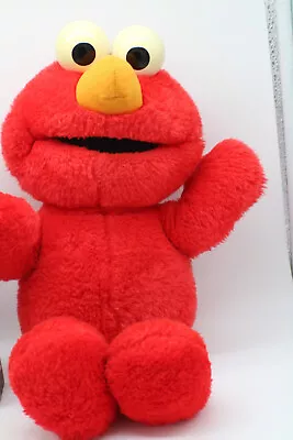 Tickle Me Elmo TYCO Sesame Street Original Plush 1995 15” • $39.99