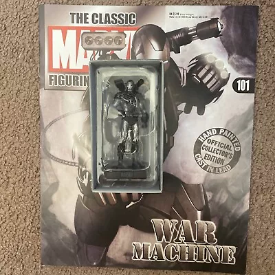 Eaglemoss Classic Marvel Figurine Collection War Machine With Magazine New 101 • $25