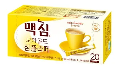 Korean Instant Coffee Mix Maxim Mocha Gold Simple Latte 10/20/50/100 Sticks • $24.19