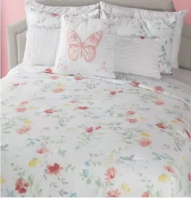 Nicole Miller Home 10pc Floral Print Full/Queen Comforter And Sheet Set. NEW • $79