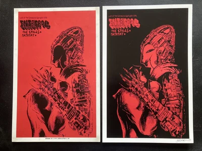$199.99 • Buy Interpol 2003 Showbox Concert Poster Set By Jermaine Rogers