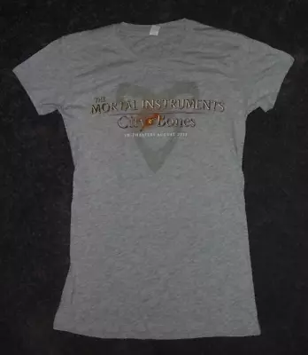 NEW Never Worn Womens Large T-Shirt THE MORTAL INSTRUMENTS Movie CITY OF BONES • $12.95