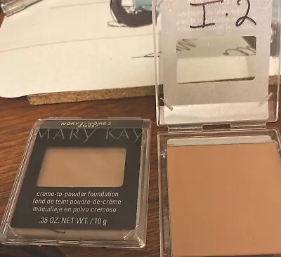 MARY KAY Discontinued CREME-TO-POWDER FOUNDATION  CHOOSE FRESH! Free Sponge Read • $19.50