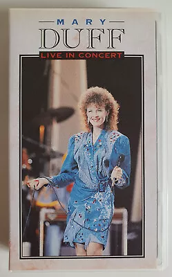 Mary Duff - Live In Concert - VHS Video • £3