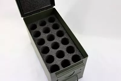 New Closed Cell Foam Fits 50cal 50 Cal M2A1 Caliber Ammo Can Fits 18 37mm Flares • $29.93