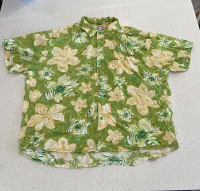 Vintage Jams World Shirt Mens XXL/2XL Short Sleeve Hawaiian Button Up Floral • $45.99