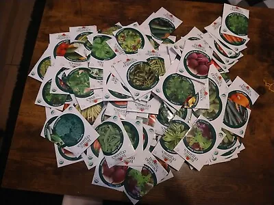 Lot Of 170 Burpee Organics Vegetables And Herbs Seeds Year 2023 (Lot4) • $150