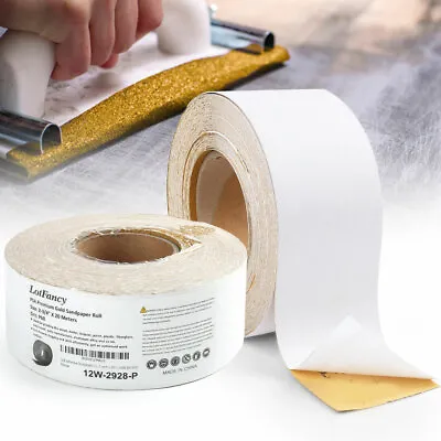 2.75'' X 20m Longboard Continuous Roll PSA Self Adhesive Sticky Back Sandpaper • $18.99