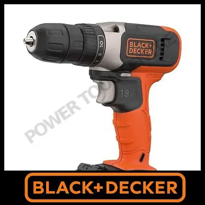 Black & Decker BCD001 Cordless 18V Drill Driver 10mm Keyless Chuck Body Only • £19.99