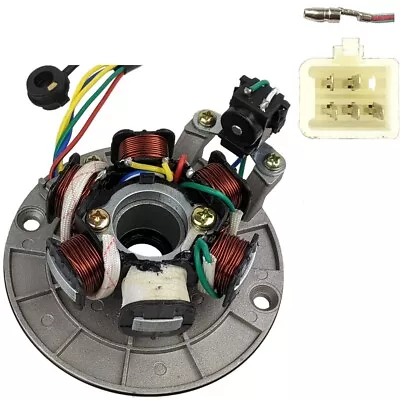 Stator Magneto -6 Coil - 6 Wire W/ Light For 110cc 125cc Apollo Dirt Bike Pit Bi • $24.97