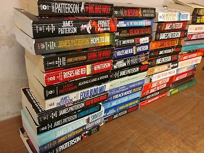 Lot Of 10 JAMES PATTERSON Alex Cross Detective UNSORTED Paperback PB Books MIX • $24.88