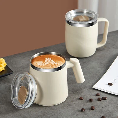 $20.90 • Buy Stainless Steel Coffee Mug Insulated Travel Cup Thermal Flask Vacuum Leakproof