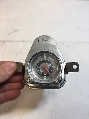 $25 • Buy Vintage 1951 Ford Automobile Car Clock