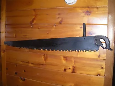 Vintage 2 Man Cross Cut Logging / Firewood SAW / 48  Blade • $65