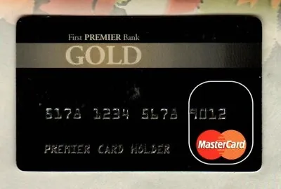 FIRST PREMIER BANK Gold MasterCard ( 2000's ) Promotional Card V2 • $2.50