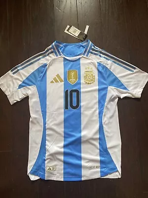 Argentina Copa America New Jersey Messi 10 Player Version Soccer Jersey • $44.99