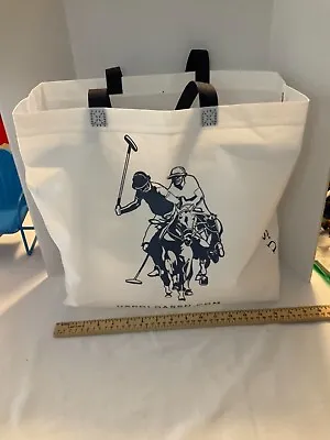 U.s.polo Assn Plastic Tote/shopping Bag Polo Logo On Front • $14