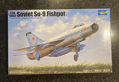 Trumpeter 1:48 Soviet Sukhoi Su-9 Fishpot Interceptor Model Kit • $20.50