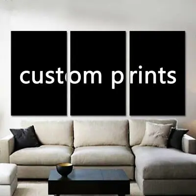 3 Piece Custom Canvas Print Wall Art | Personalized Canvas Gifts | Multi Panel 3 • $95