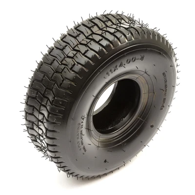 £12.79 • Buy Tyre 11x4.00-4 4 Ply Chevron Turf Tread Fits 4  Inch Wheel Garden Lawn Tractor
