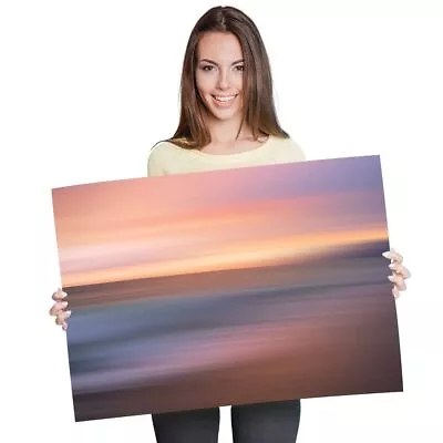 £10.99 • Buy A1 - Beautiful Abstract Beach Sunset 60X90cm180gsm Print  #44244